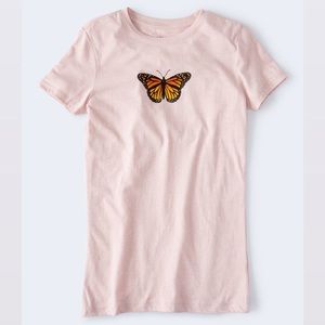 Aeropostale Butterfly Graphic Tee